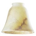 Brightbomb 2.25 in. Brown Marbleized Glass Bell BR703967